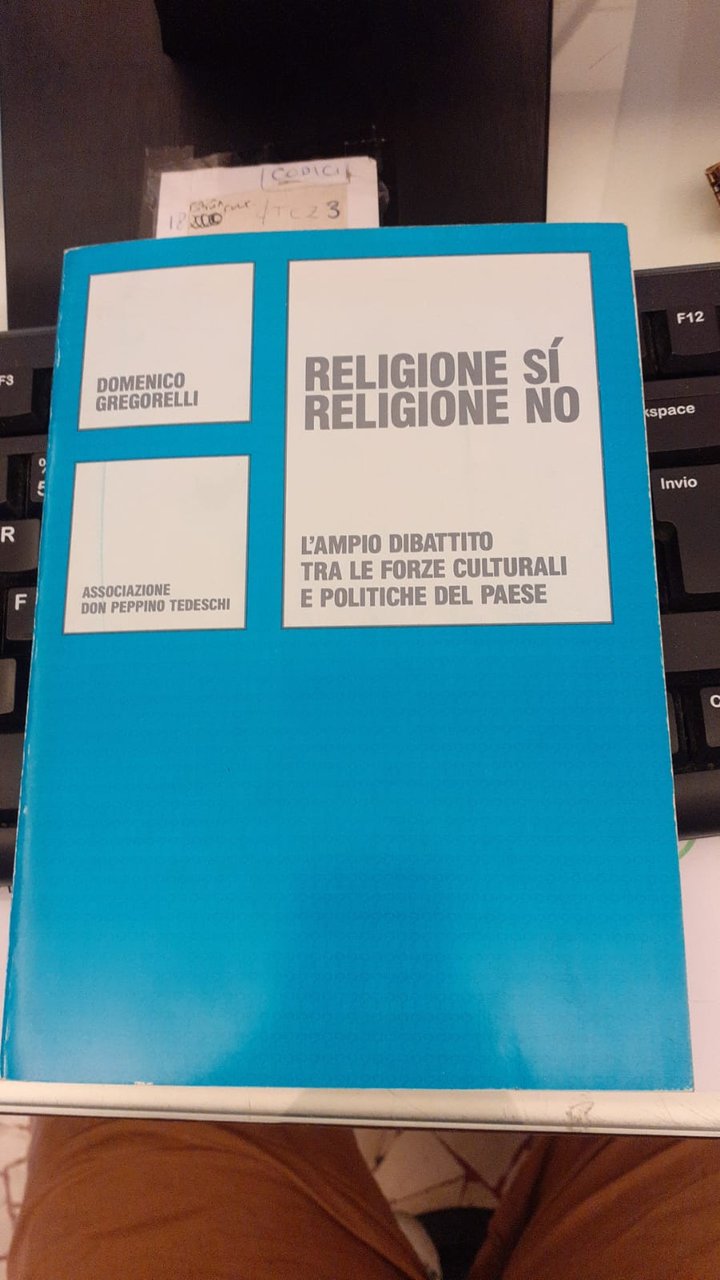 Religione sì religione no. L'ampio dibattito tra le forze culturali … | Immagine principale