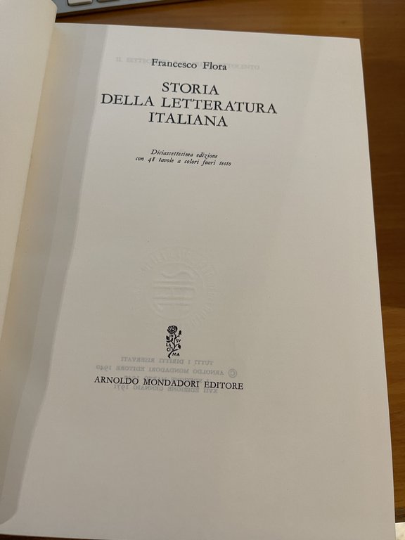 Storia della letteratura Italiana