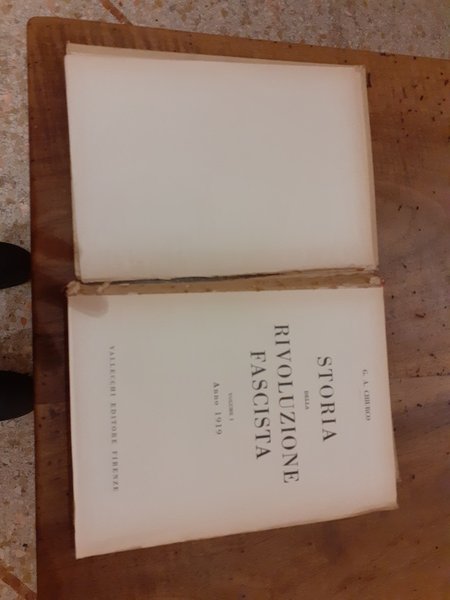 Storia della rivoluzione fascista 1919-1922. Volume I Anno 1919