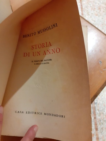 Storia di un anno. Il tempo del bastone e della …