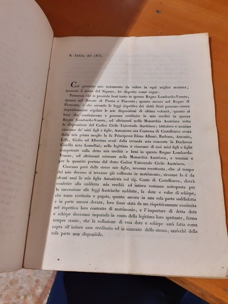 Testamento n. 36630 del 1835