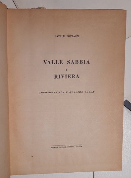 Valle Sabbia e Riviera