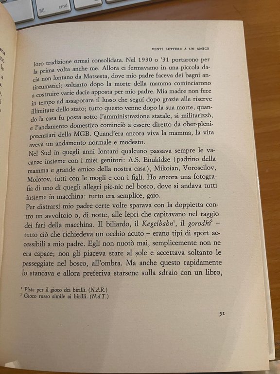 Venti lettere a un amico svetlana