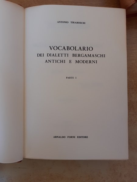 Vocabolario dei dialetti bergamaschi