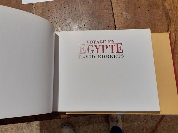 Voyage en Egypte. David Roberts