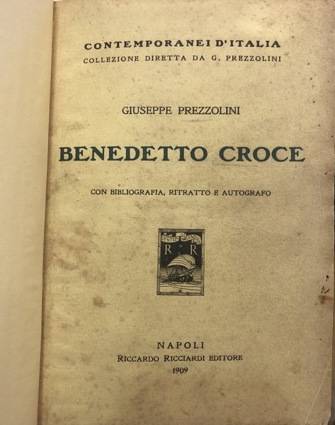 BENEDETTO CROCE