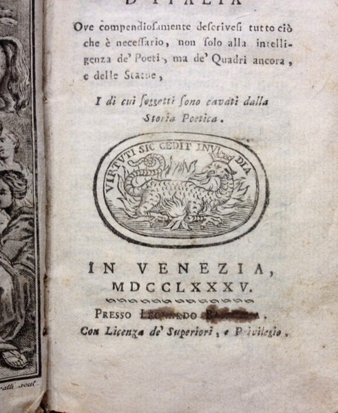 DIZIONARIO DELLE FAVOLE per uso delle scuole d'Italia
