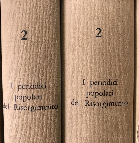 I PERIODICI POPOLARI DEL RISORGIMENTO