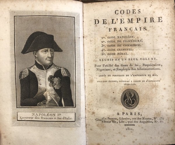CODES DE L'EMPIRE FRANCAIS