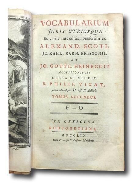 VOCABOLARIUM JURIS UTRIUSQUE