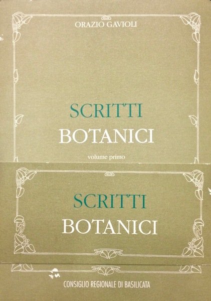 SCRITTI BOTANICI