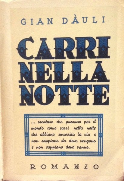 CARRI NELLA NOTTE