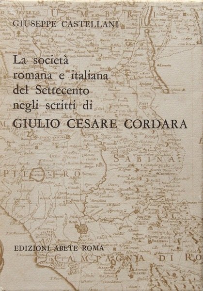 LA SOCIETË ROMANA E ITALIANA DEL SETTECENTO NEGLI SCRITTI DI …