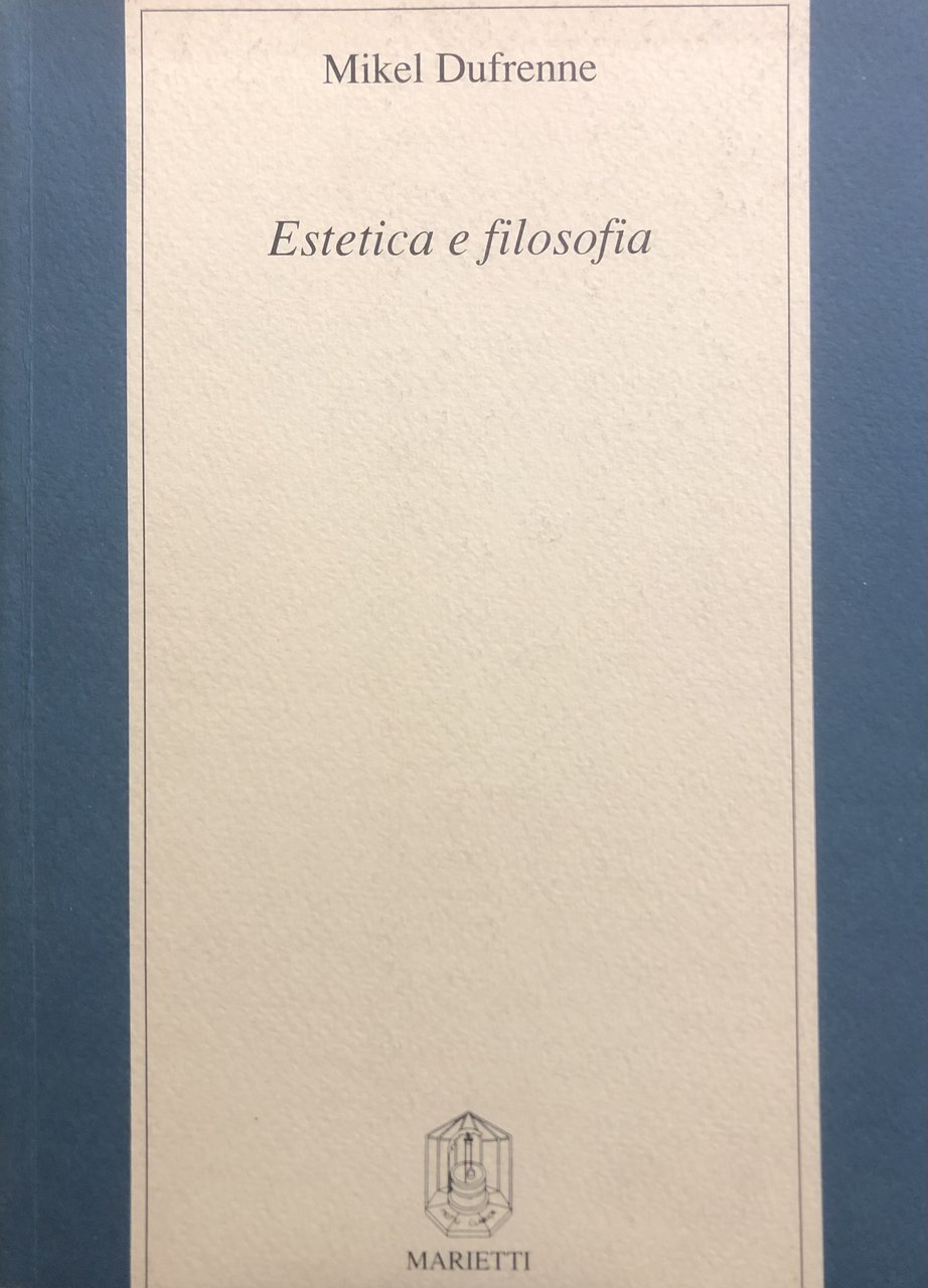 ESTETICA E FILOSOFIA