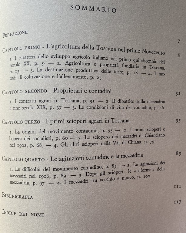 LA TOSCANA NELL'ETÀ GIOLITTIANA: AGRICOLTURA E AGITAZIONI CONTADINE