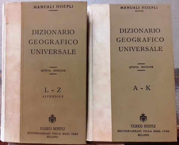 DIZIONARIO GEOGRAFICO UNIVERSALE.,