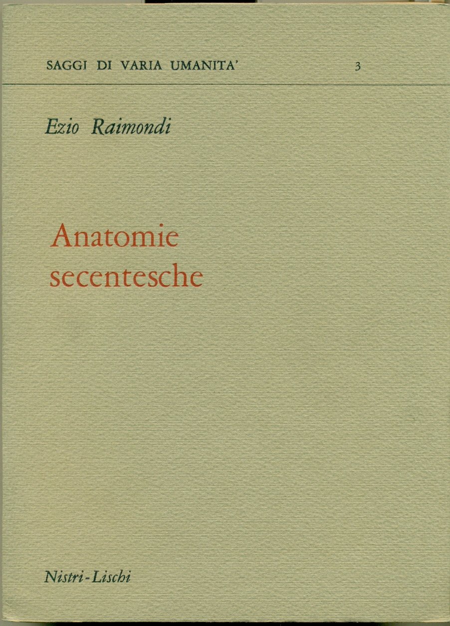 ANATOMIE SECENTESCHE.