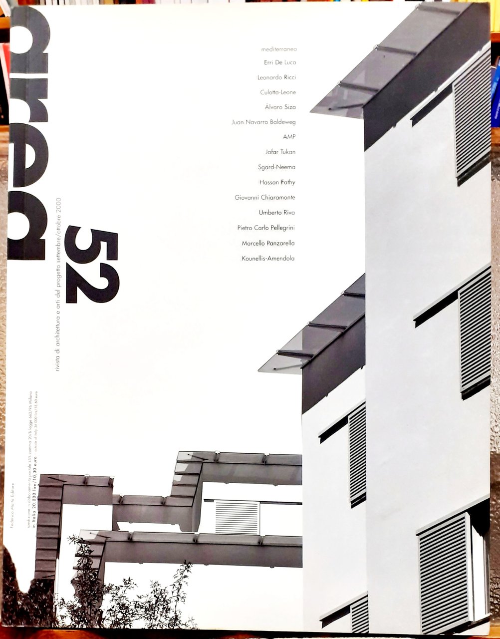 AREA 52. Rivista di architerttura e arti del progetto settembre/ottobre …