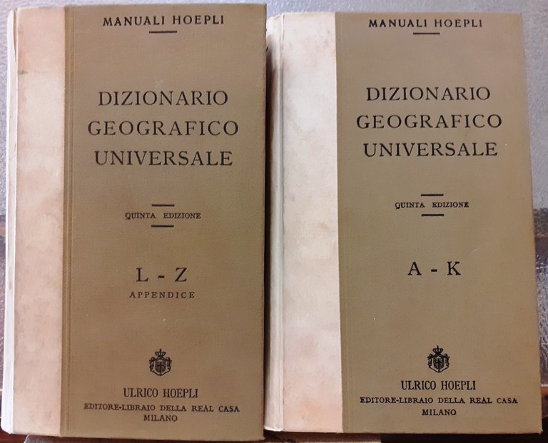DIZIONARIO GEOGRAFICO UNIVERSALE.
