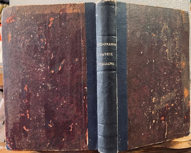 DIZIONARIO PAVESE-ITALIANO, COLL'AGGIUNTA DELLE FRASI PIU' COMUNI.