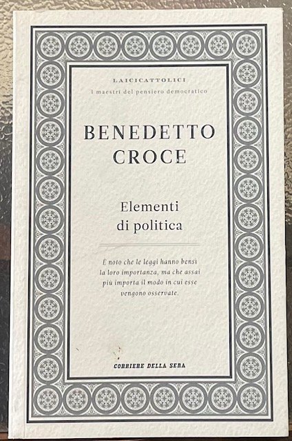 ELEMENTI DI POLITICA.