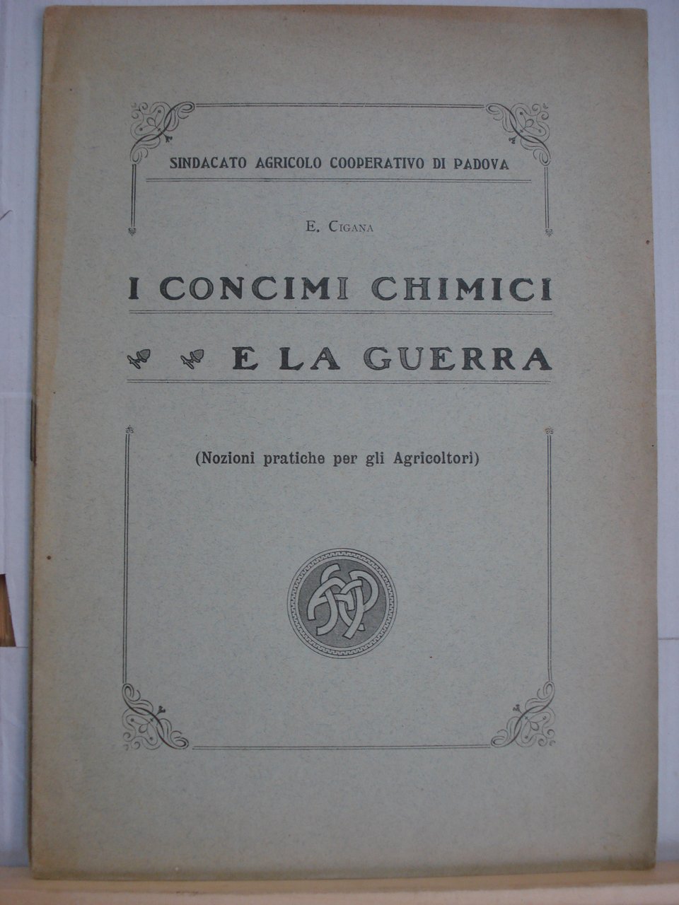I CONCIMI CHIMICI E LA GUERRA (Nozioni pratiche per gli …