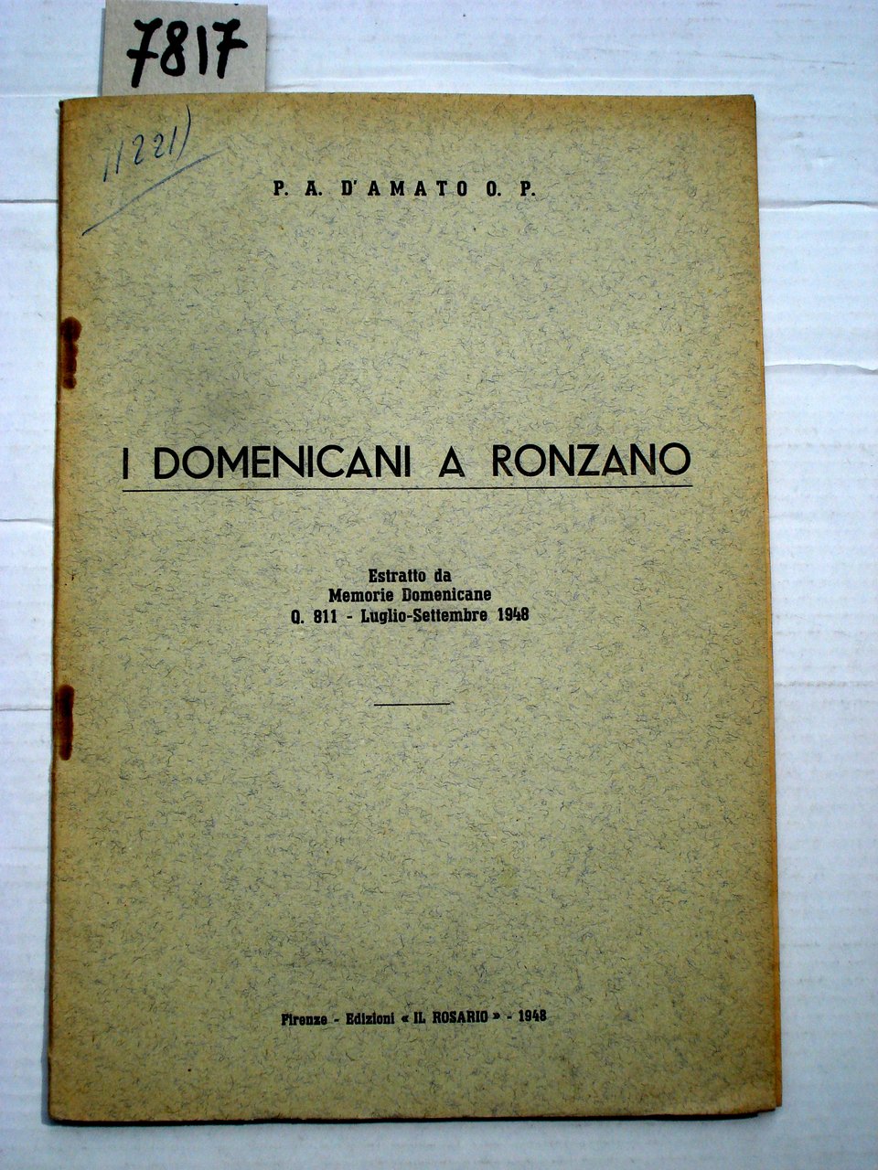 I DOMENICANI A RONZANO.
