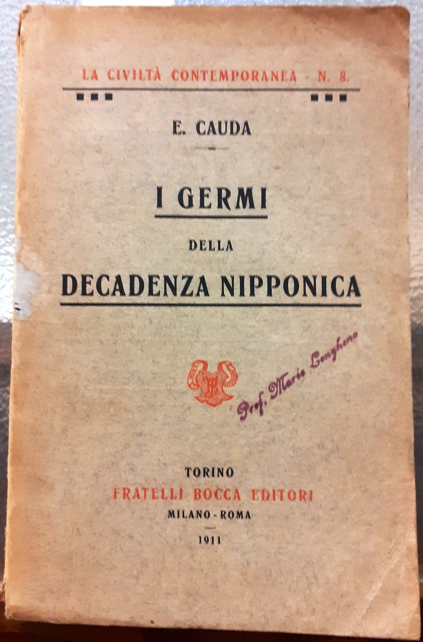 I GERMI DELLA DECADENZA NIPPONICA.