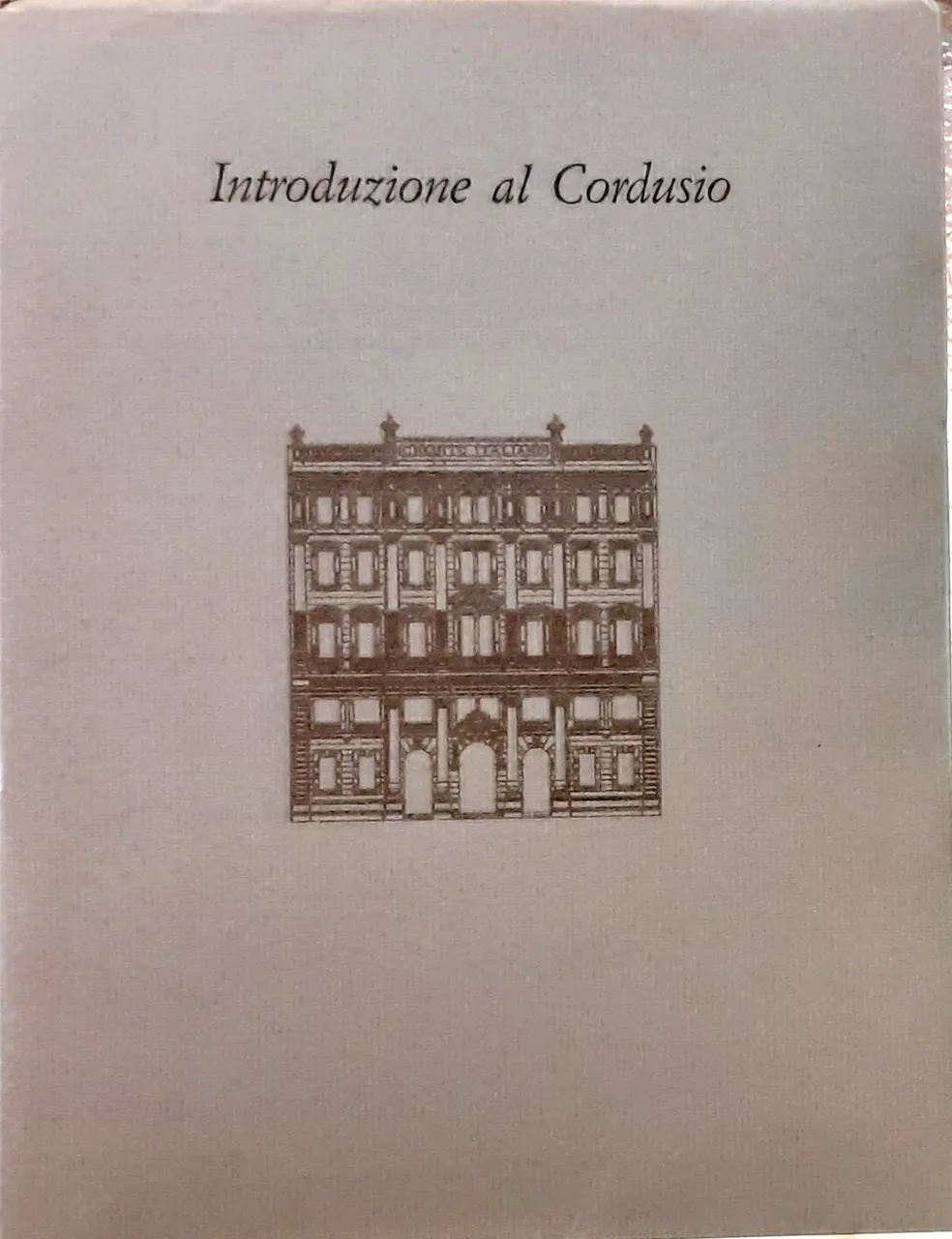 INTRODUZIONE AL CORDUSIO. | Immagine principale