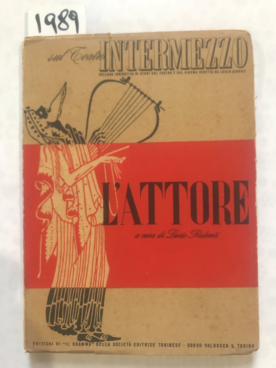 L'ATTORE., INTERMEZZO, Coll. Studi sul Teatro e sul Cinema.,