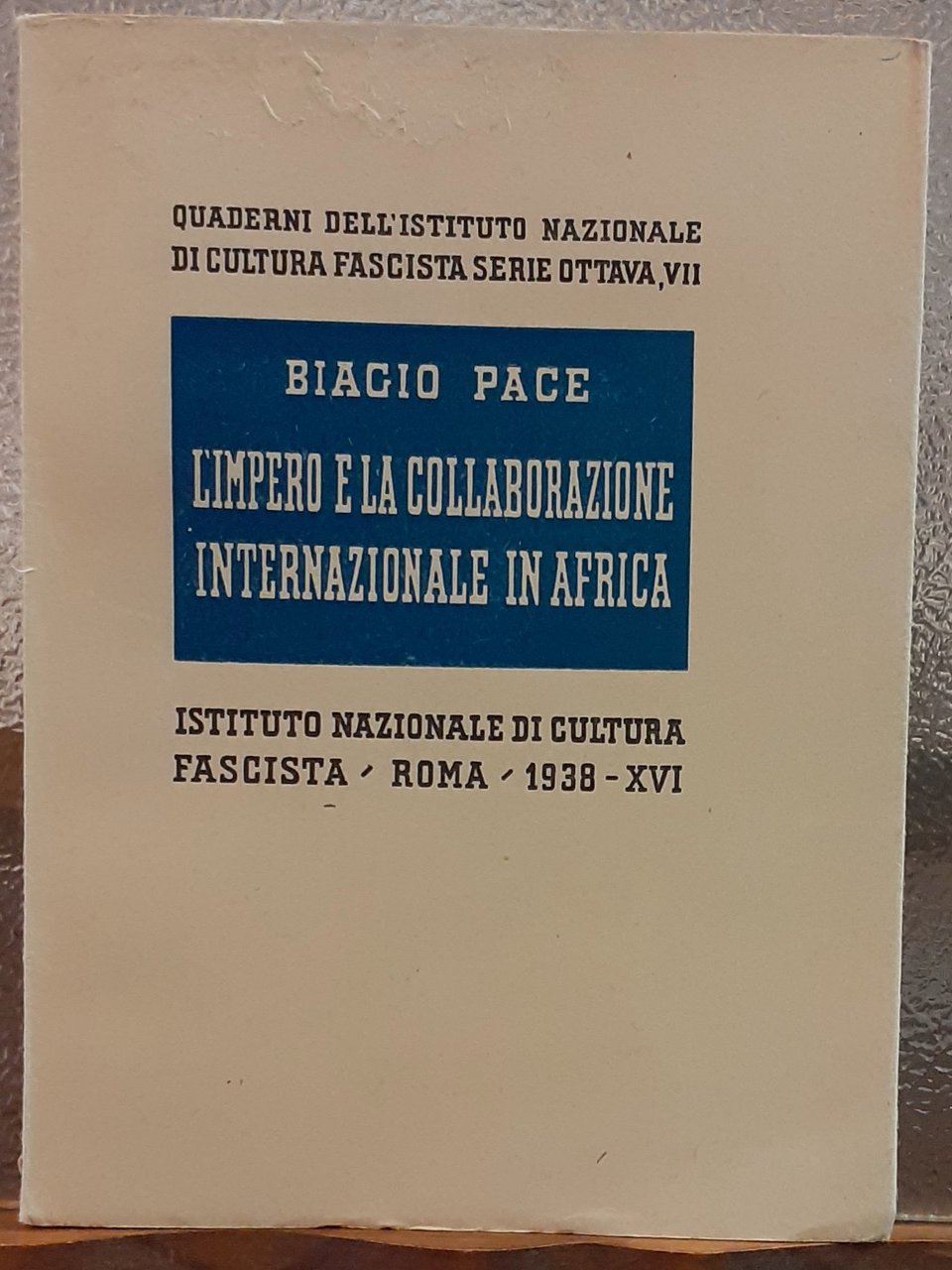L'IMPERO E LA COLLABORAZIONE INTERNAZIONALE IN AFRICA.