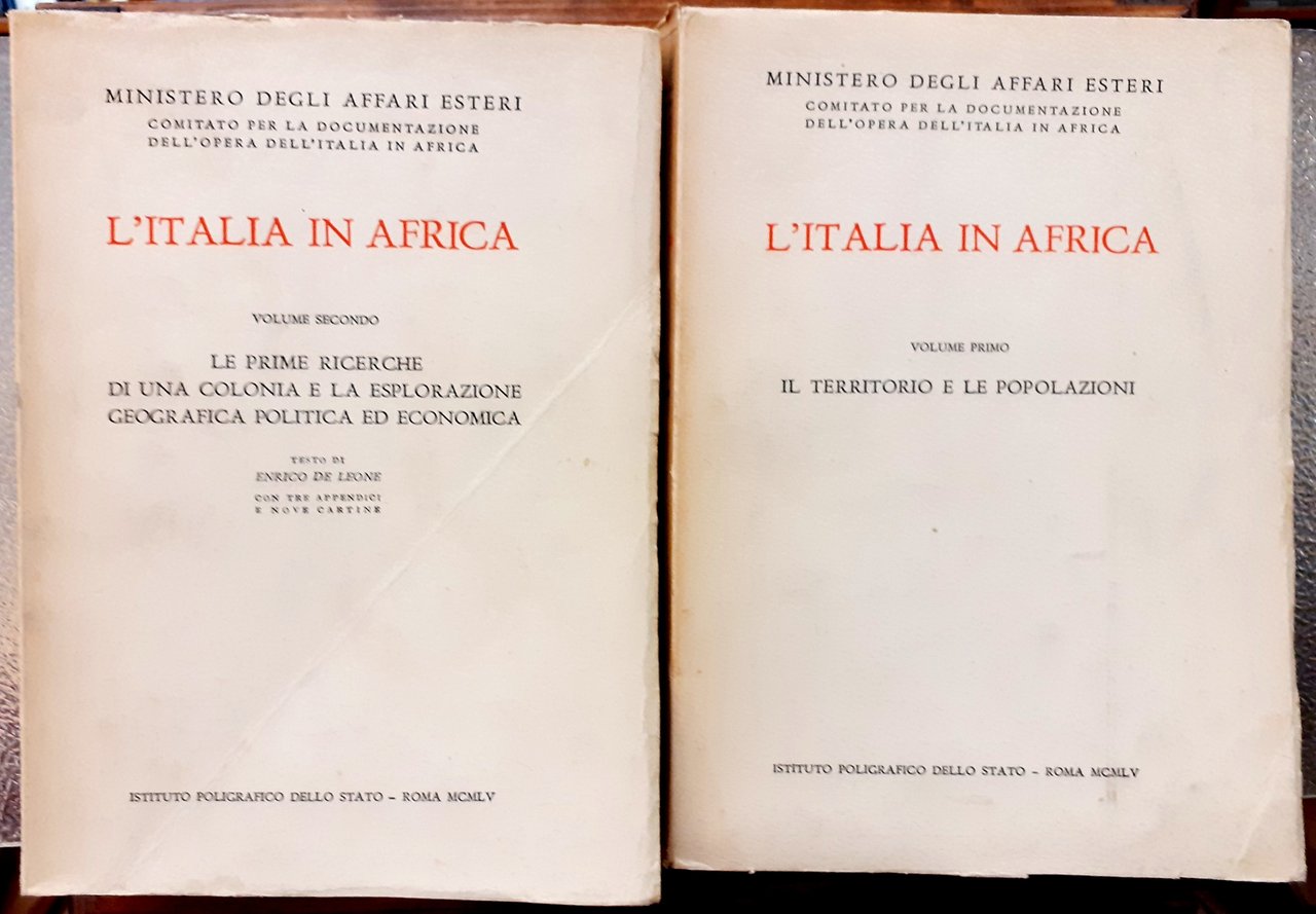 L'ITALIA IN AFRICA: IL TERRITORIO E LE POPOLAZIONI - LE …