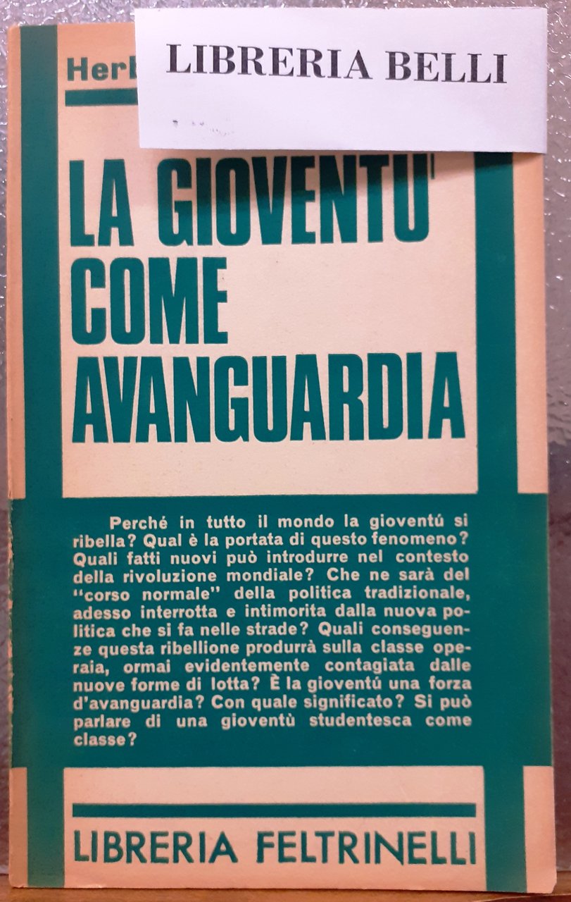 LA GIOVENTU' COME AVANGUARDIA.