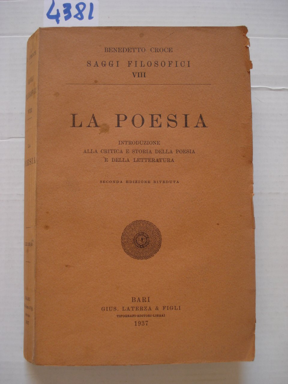 LA POESIA, INTRODUZIONE ALLA CRITICA E STORIA DELLA POESIA E …