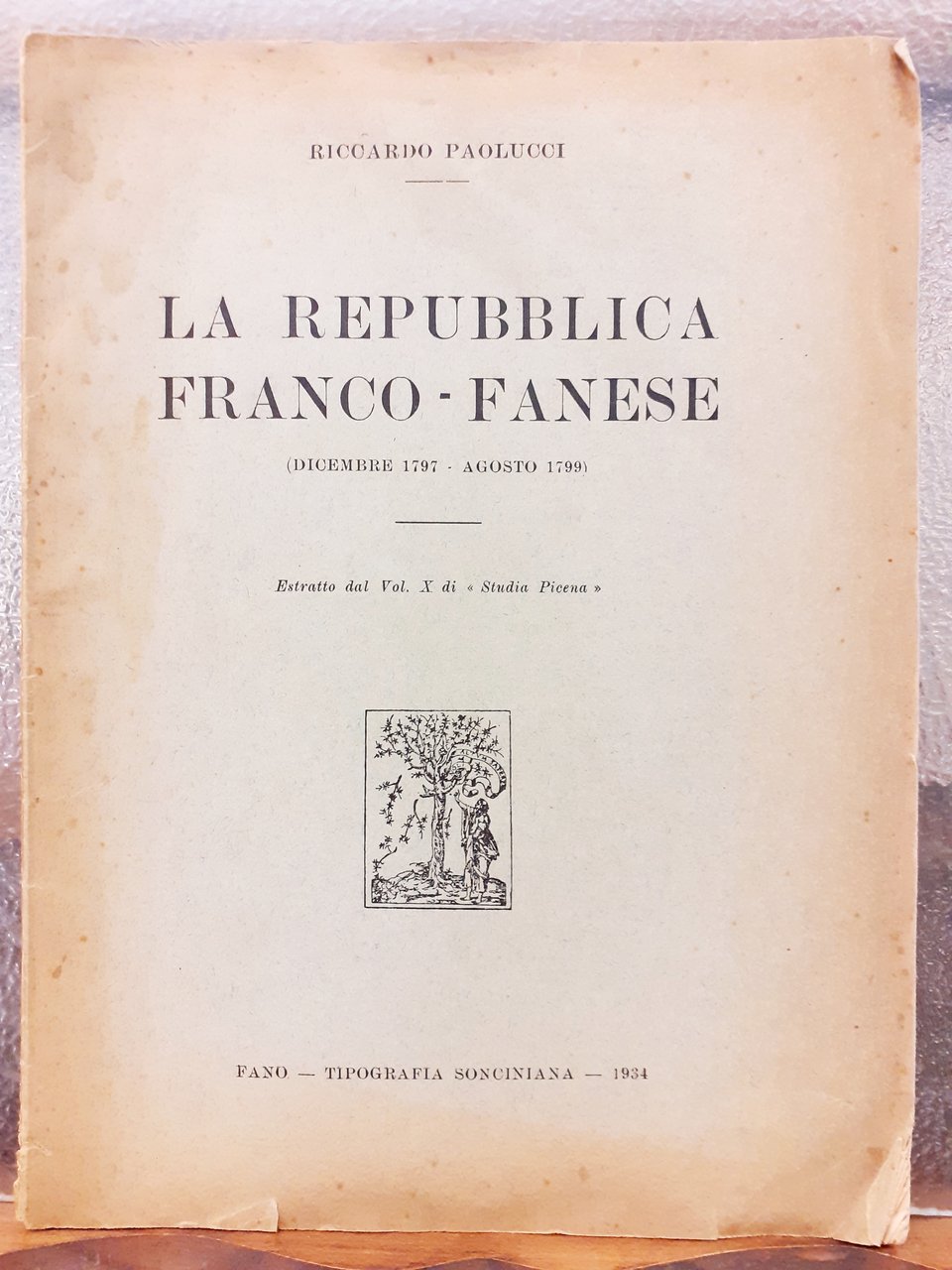 LA REPUBBLICA FRANCO-FANESE (dicembre 1797-agosto 1799).