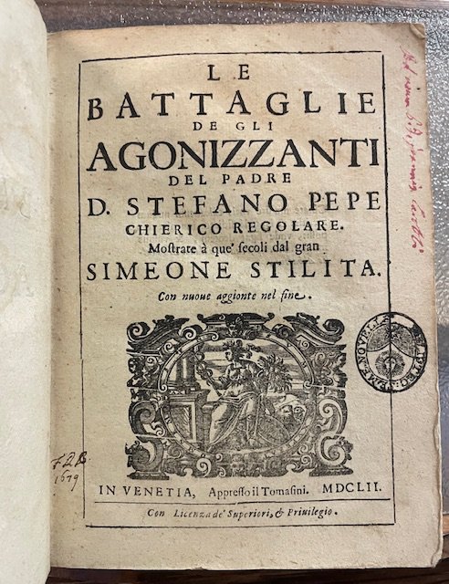 LE BATTAGLIE DE GLI AGONIZZANTI DEL PADRE D.STEFANO PEPE CHIERICO … | Immagine Gallery 1