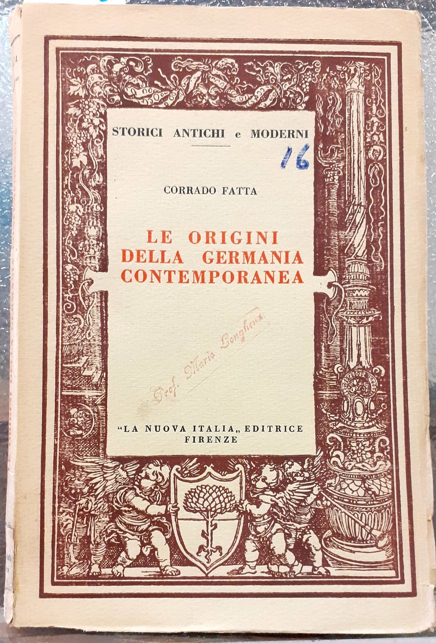 LE ORIGINI DELLA GERMANIA CONTEMPORANEA.