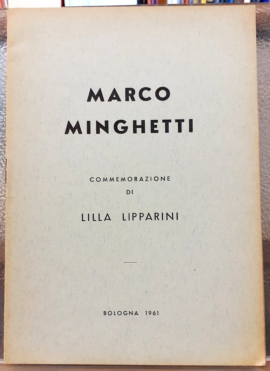 MARCO MINGHETTI.