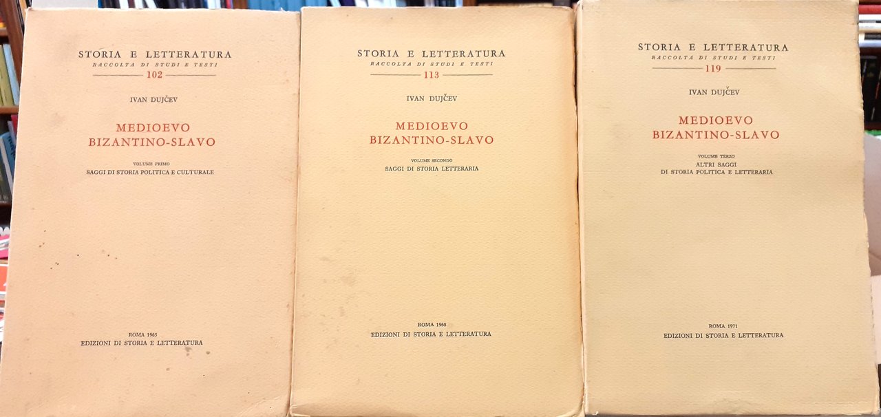 MEDIOEVO BIZANTINO-SLAVO., Vol. 1) SAGGI DI STORIA POLITICA E CULTURALE …