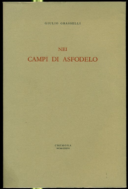 NEI CAMPI DI ASFODELO.