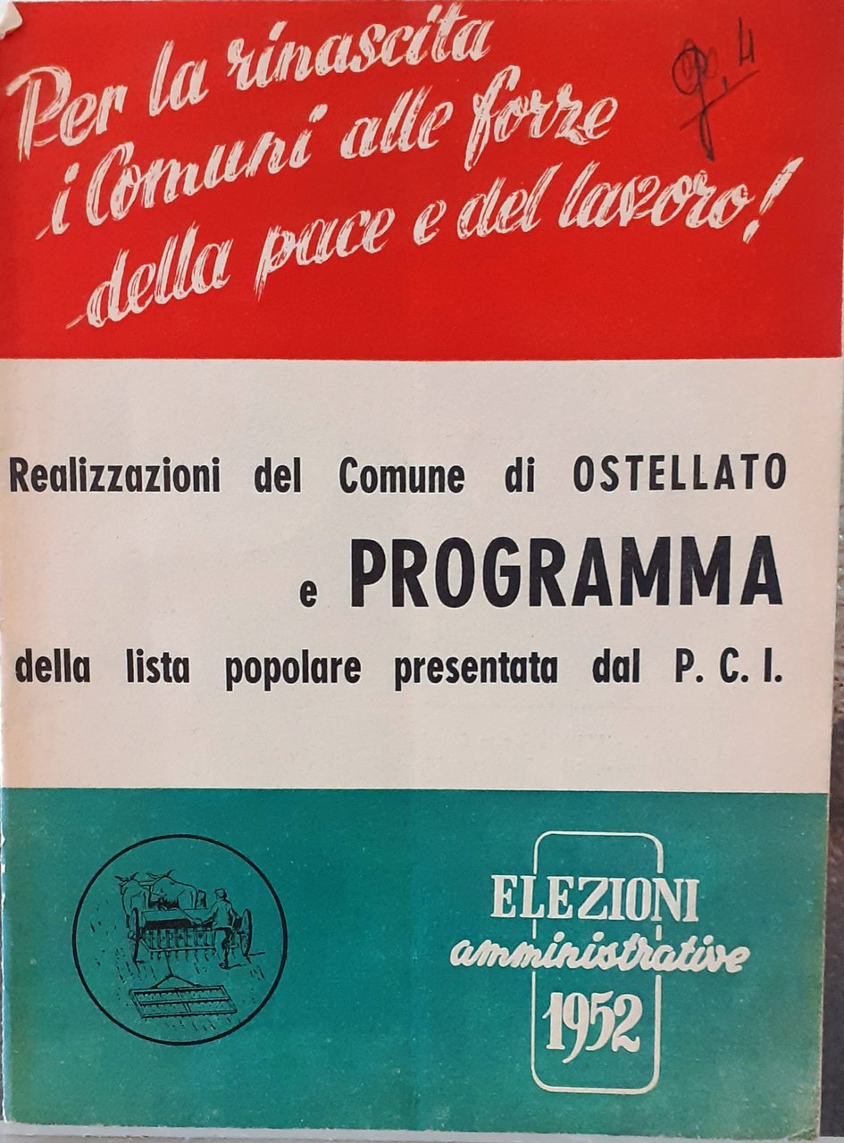 PER LA RINASCITA, I COMUNI ALLE FORZE DELLA PACE E …