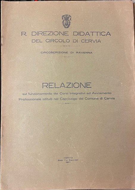 R. DIREZIONE DIDATTICA DEL CIRCOLO DI CERVIA - CIRCOSCRIZIONE DI …