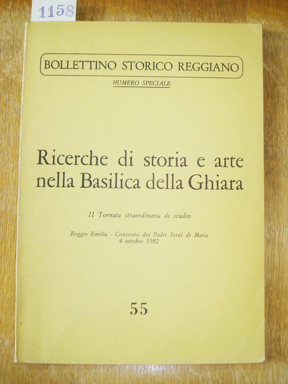 RICERCHE DI STORIA E ARTE NELLA BASILICA DELLA GHIARA. Numero …