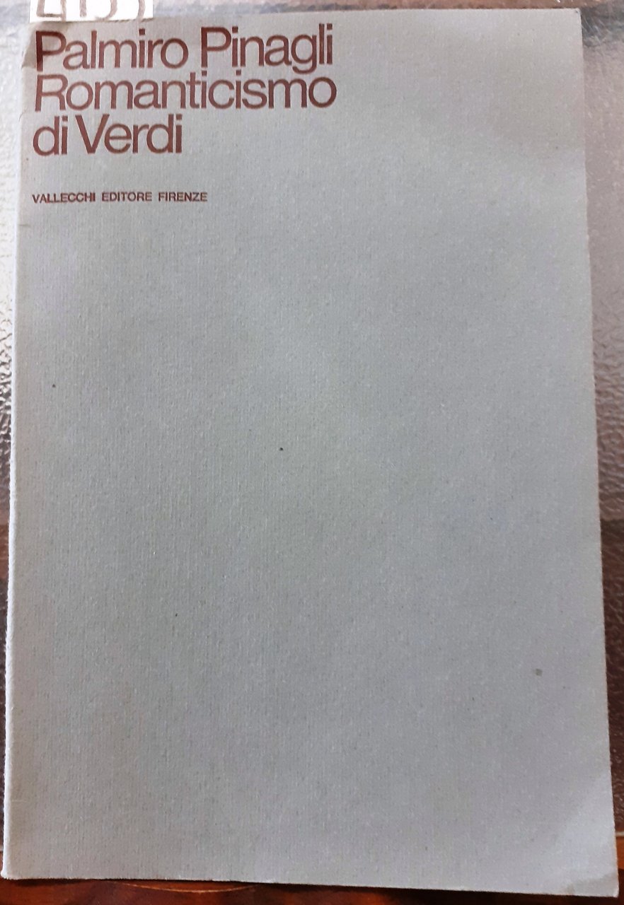 ROMANTICISMO DI VERDI.