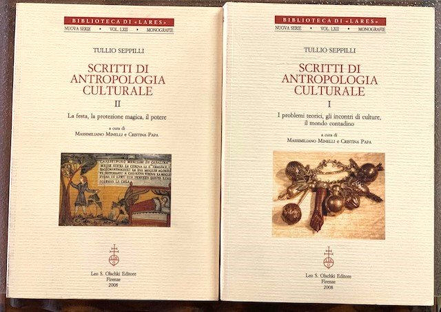 SCRITTI DI ANTROPOLOGIA CULTURALE: 1) I PROBLEMI TEORICI, GLI INCONTRI …