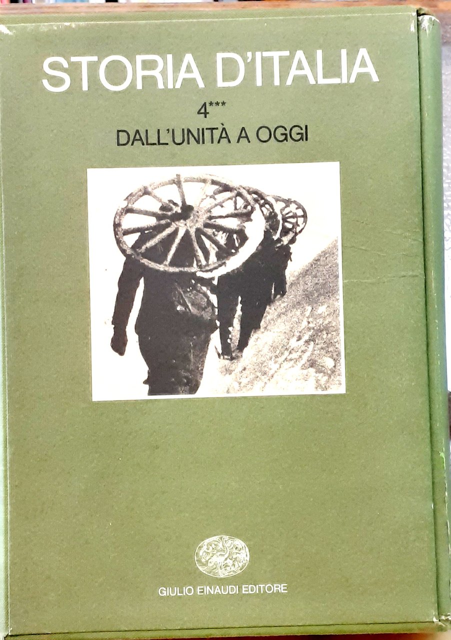 STORIA D'ITALIA. DALL'UNITA' A OGGI.,