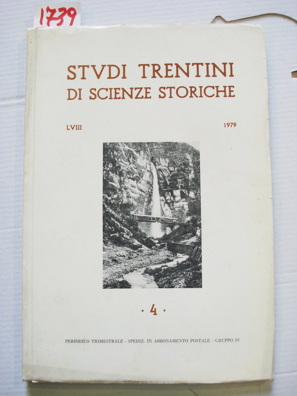 STUDI TRENTINI DI SCIENZE STORICHE, LVIII 1979, N°4.,
