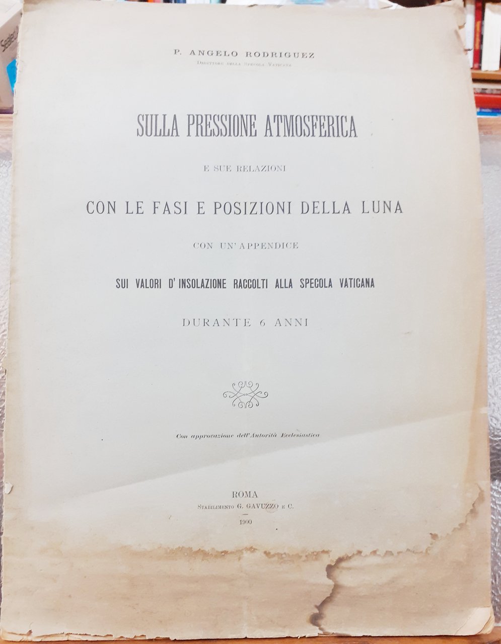 SULLA PRESSIONE ATMOSFERICA E SUE RELAZIONI CON LE FASI E …