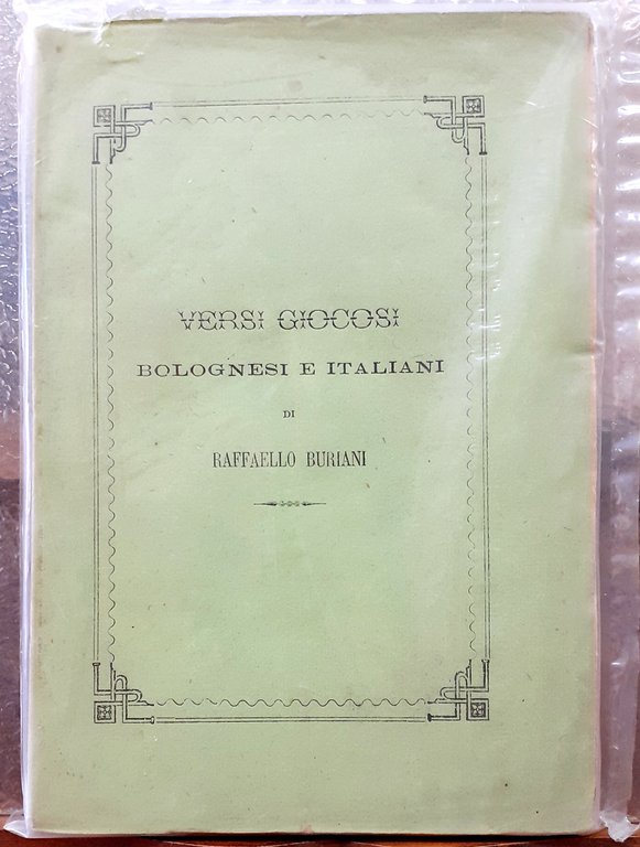 VERSI GIOCOSI BOLOGNESI E ITALIANI.