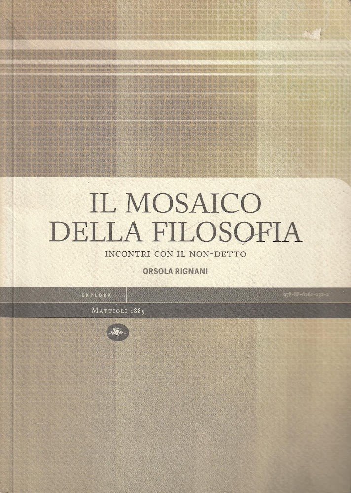 1^ edizione! Il mosaico della filosofia : incontri con il …